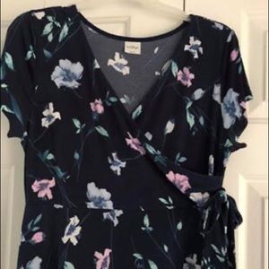 Floral Maternity Maxi Dress